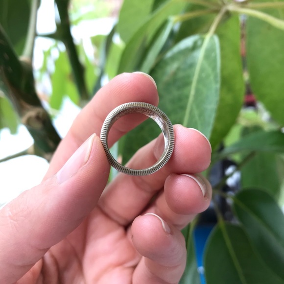Handcrafted Coin Ring | 1947 Quarter size 7 - Picture 8 of 10